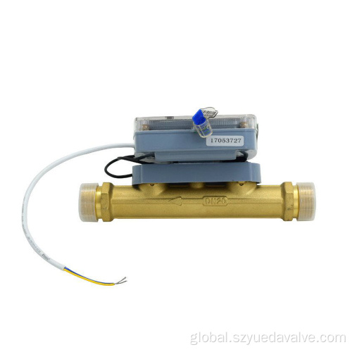 Modbus RTU Wireless Ultrasonic Water Meter Wireless Digital Brass Body Band Ultrasonic Water Meter Manufactory
